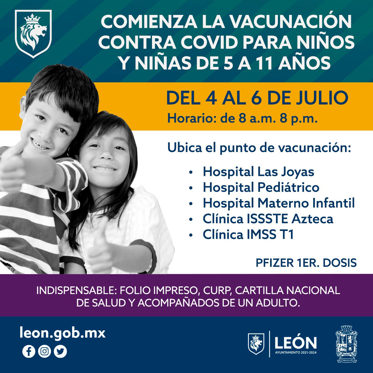 Vacunarse es FÁCIL! - León