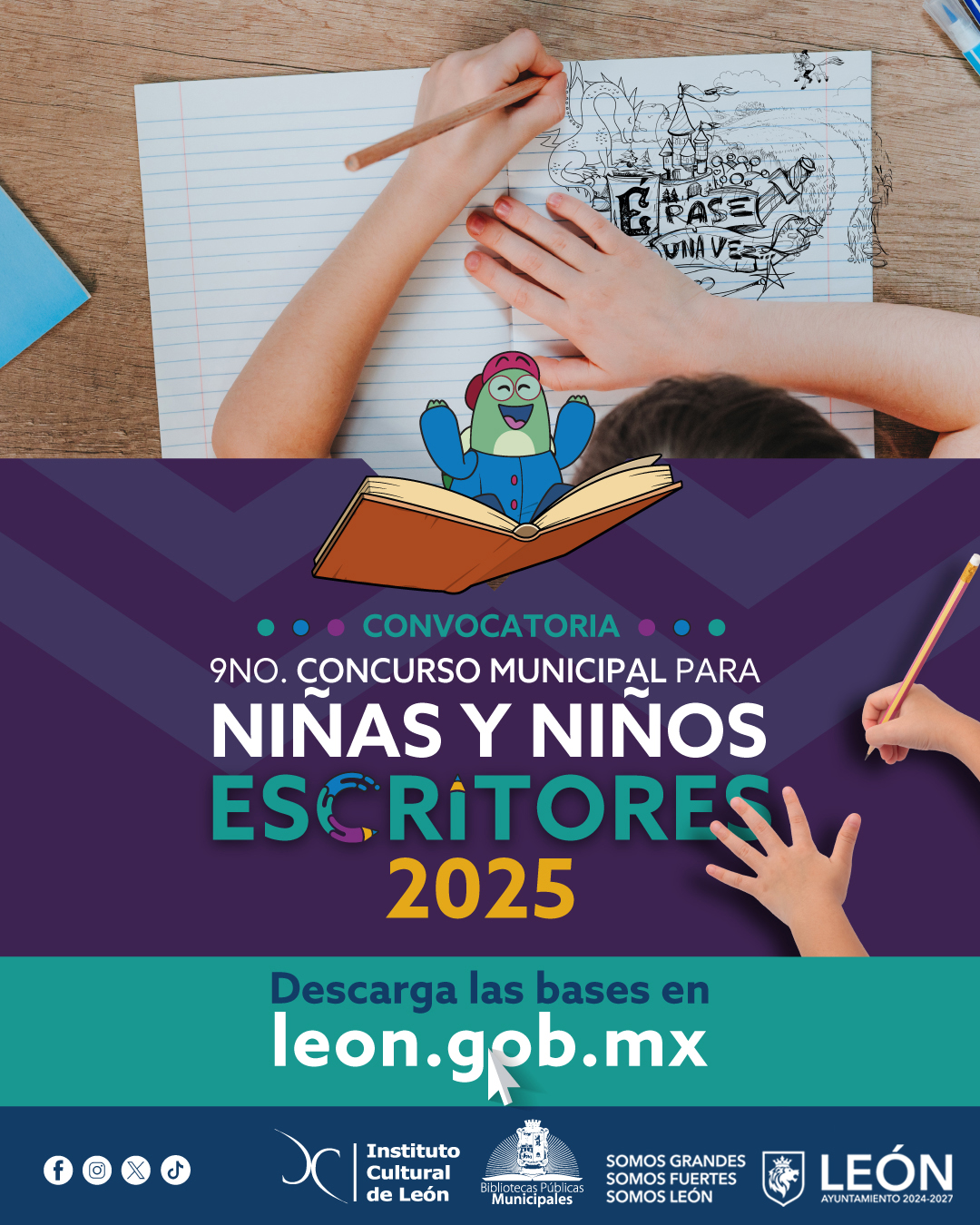 Convocatoria Niñas y Niños Escritores 2025