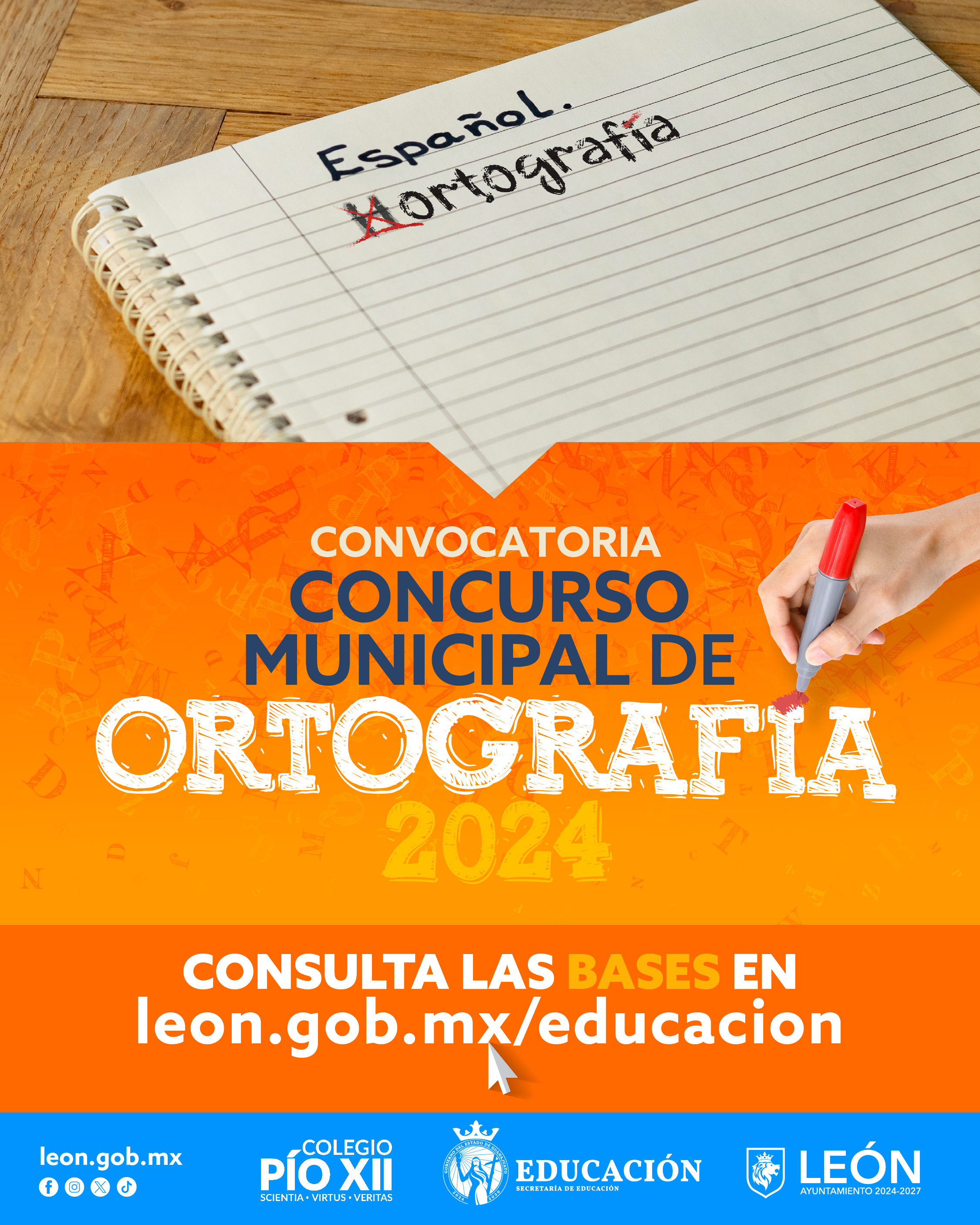 Concurso municipal de ortografía 2024