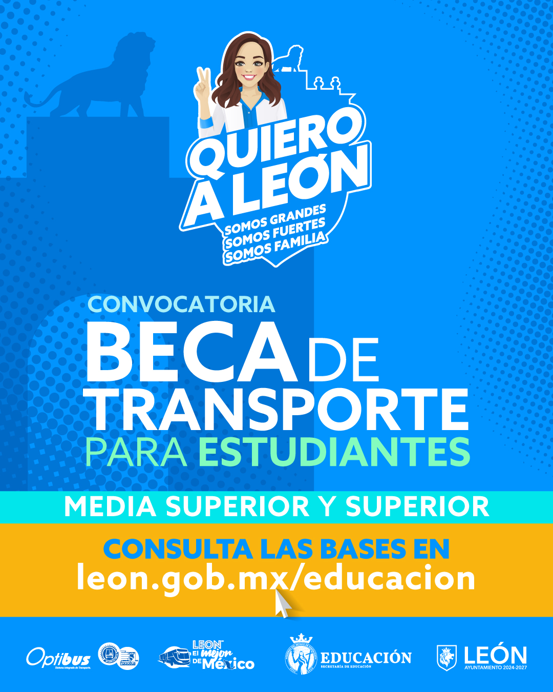 Convocatoria de Beca Transporte Medio Superior y Superior 2025