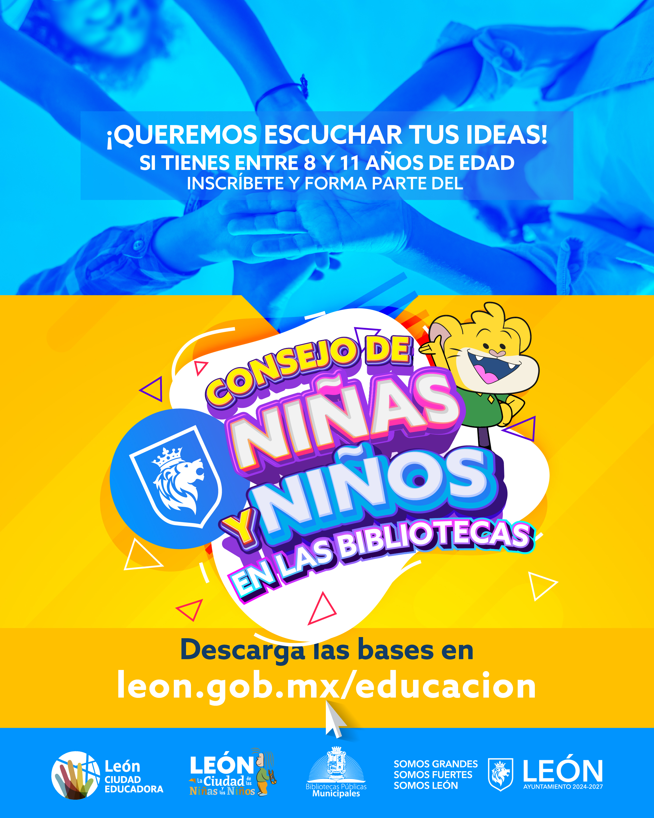 Convocatoria Consejo de Niñas y Niños 2025