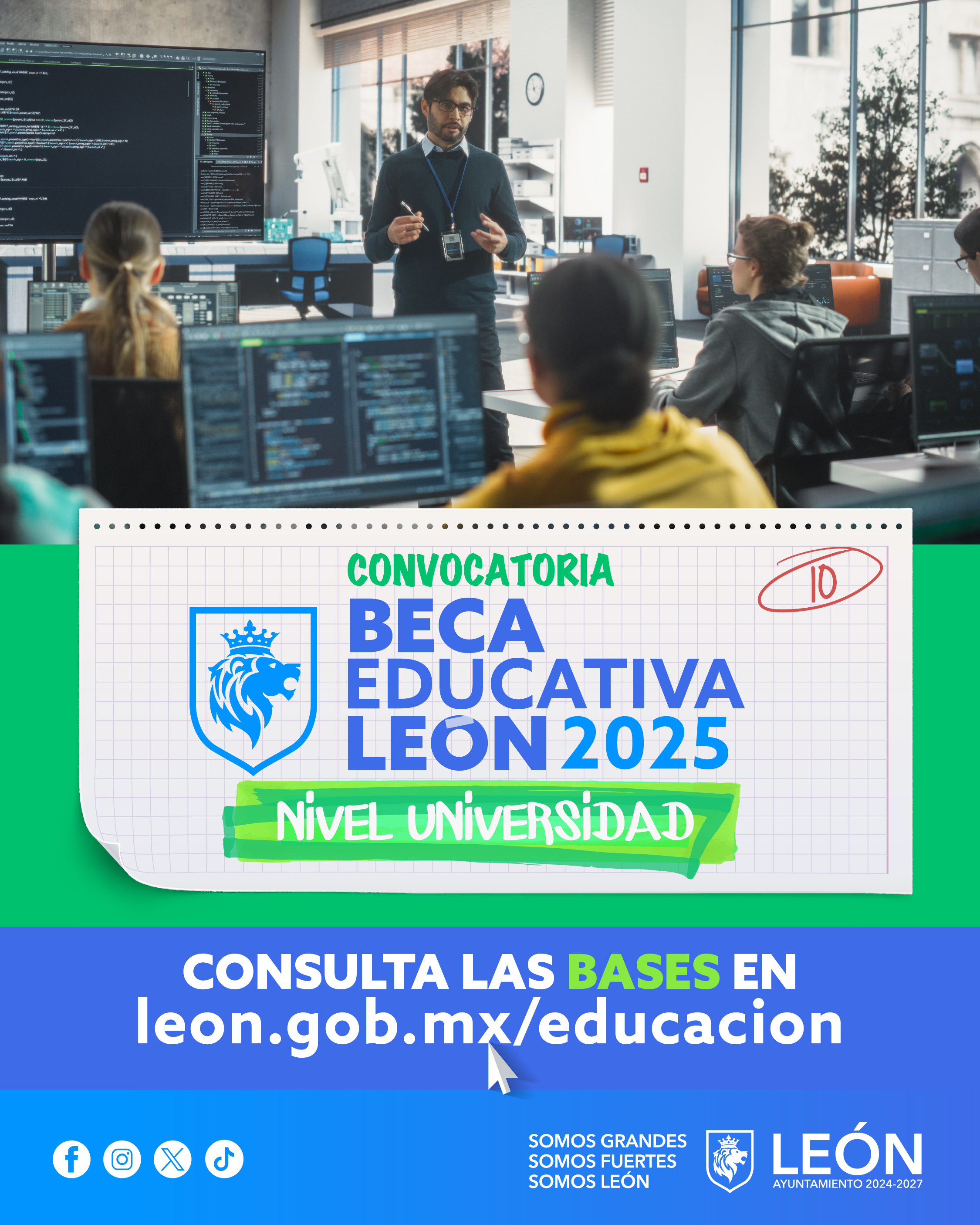 Convocatoria Beca Educativa León 2025 Universidad