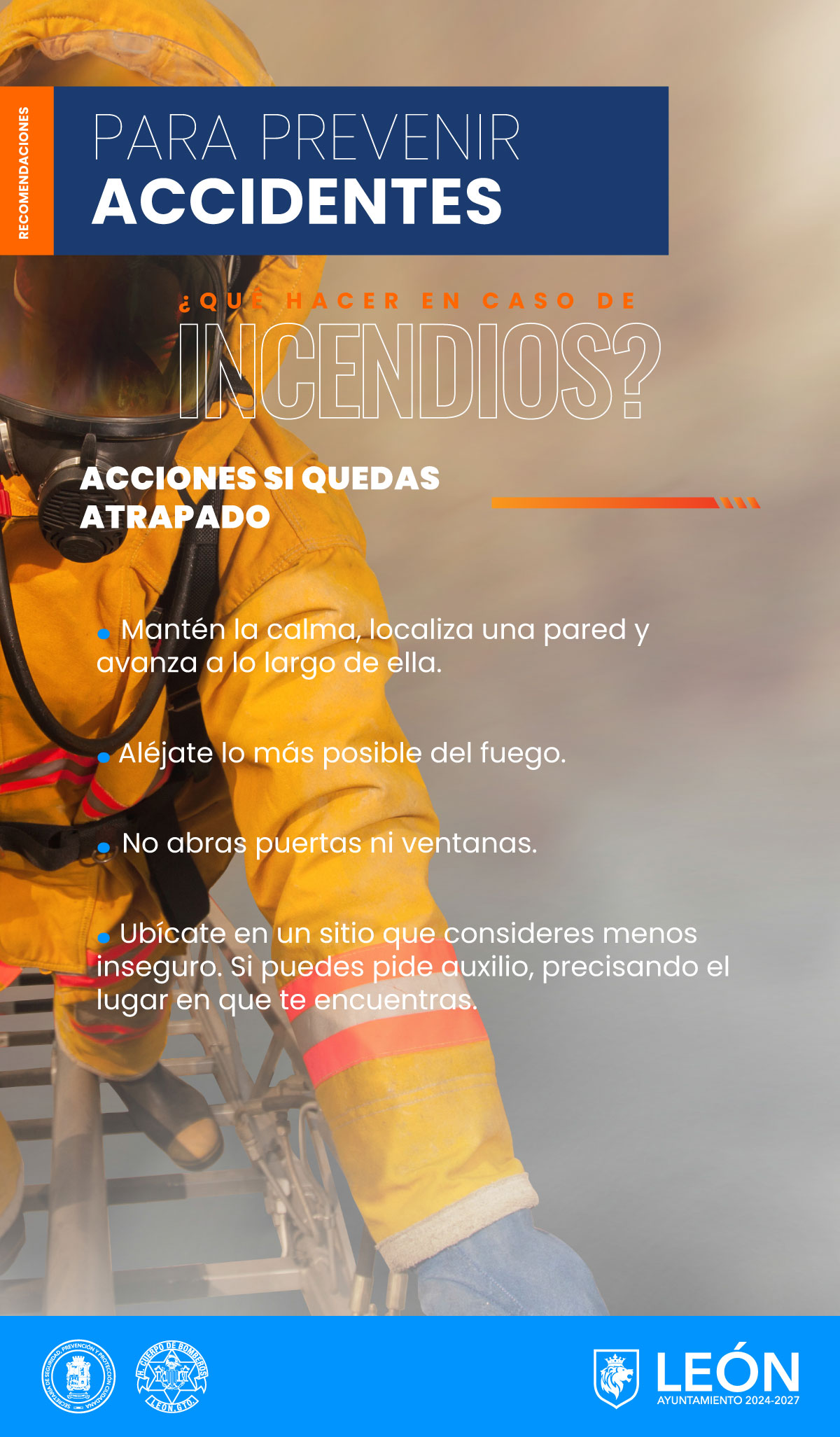 Acciones si quedas atrapado