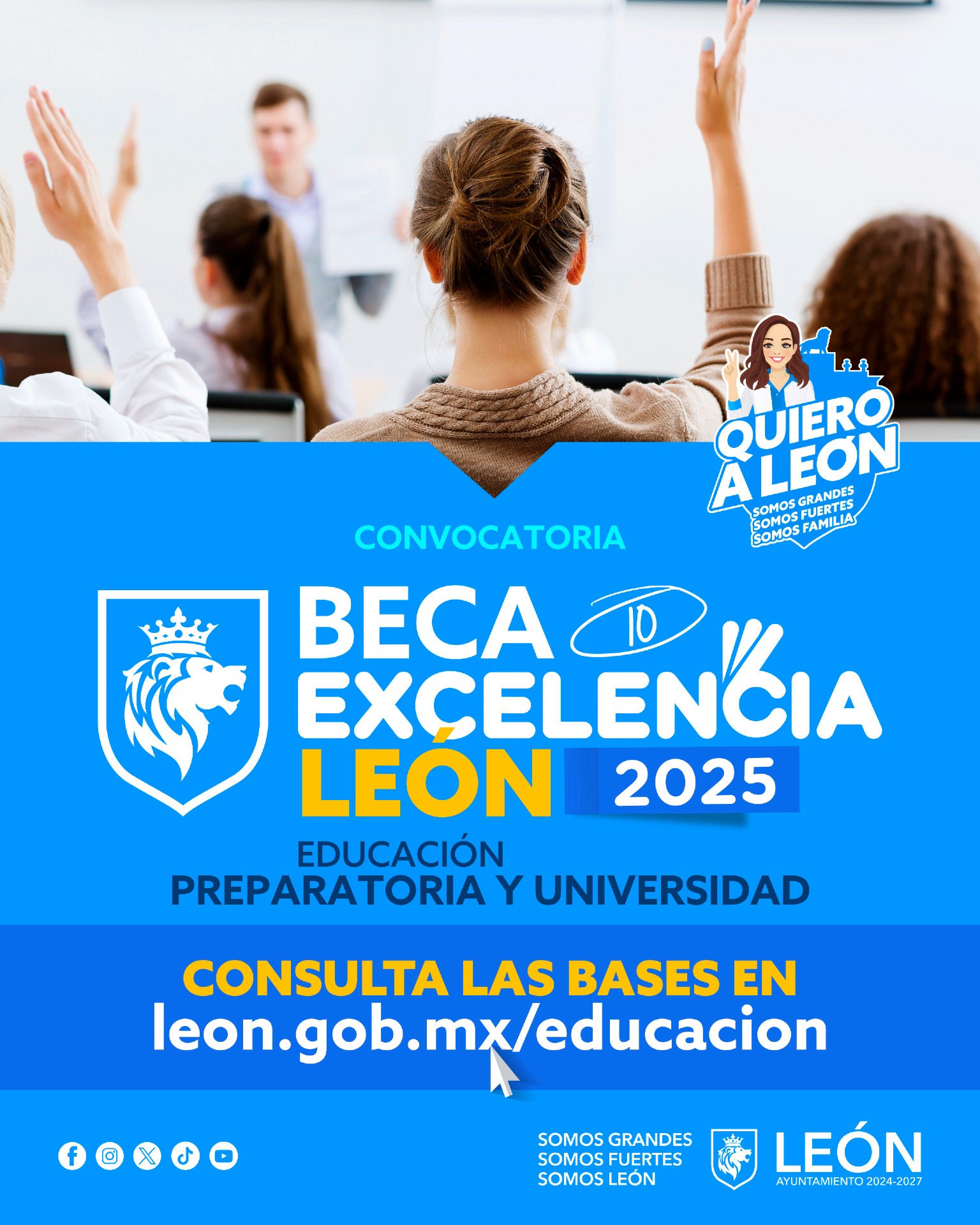 Convocatoria Beca Excelencia Preparatoria y Universidad 2025