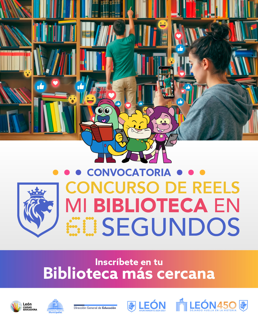 Concurso de Reels Mi Biblioteca en 60 Segundos