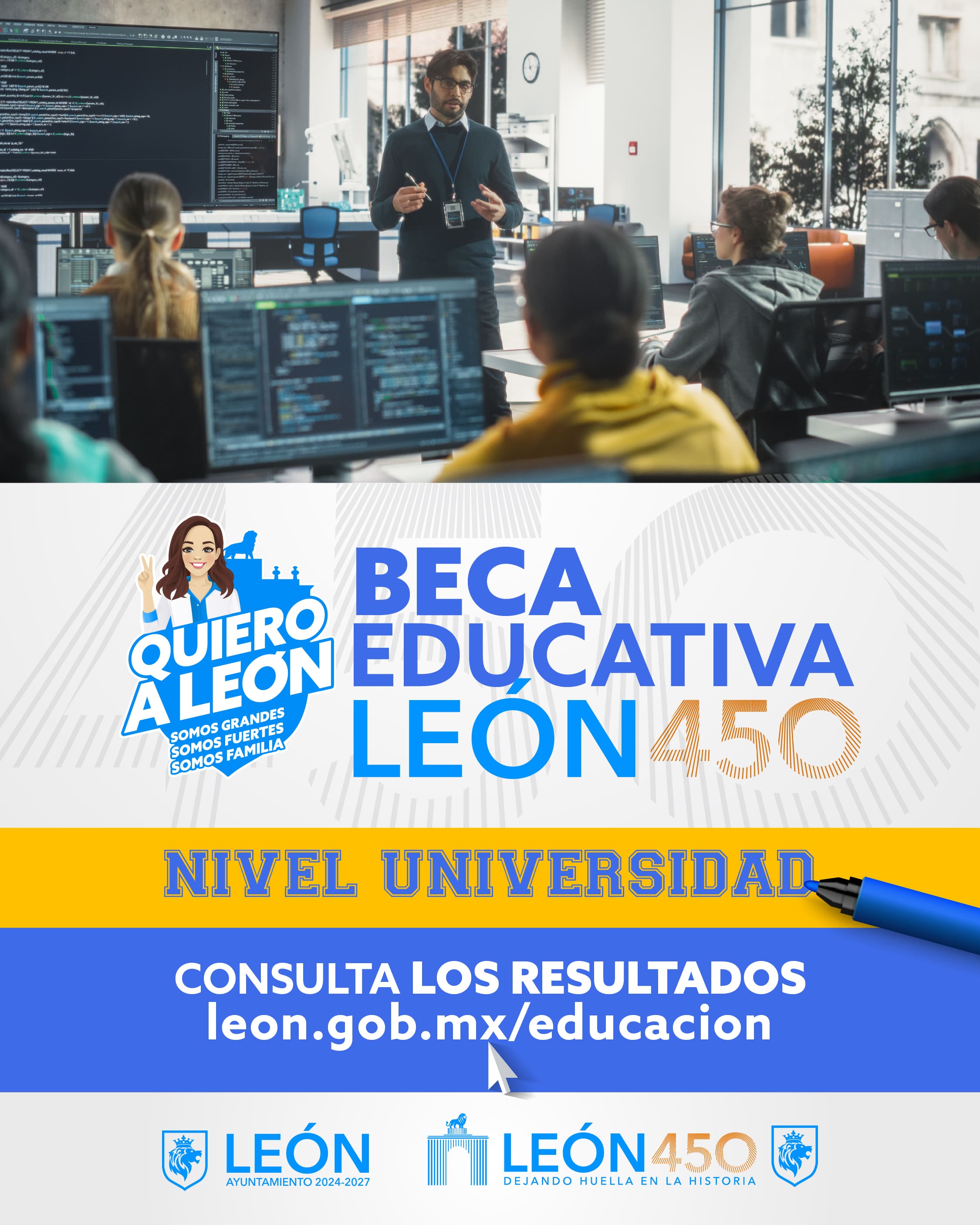 Resultados Beca Educativa León 450 Universidad