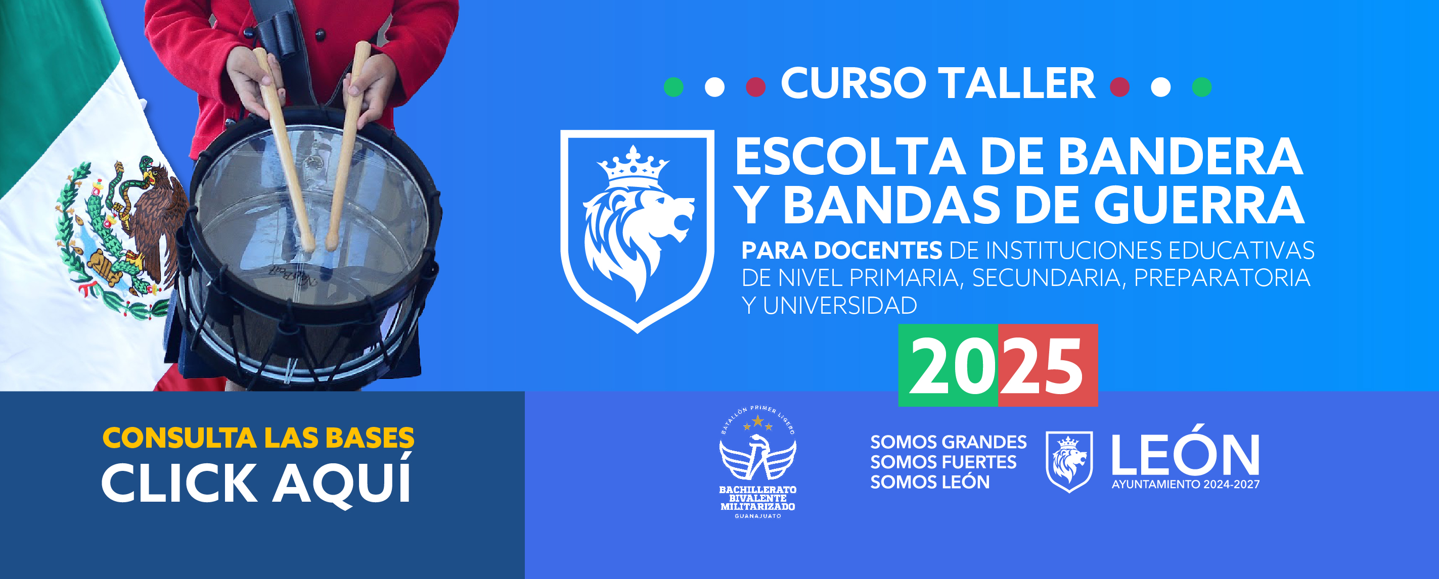 Curso Taller Escoltas de Bandera y Banda de Guerra 2025