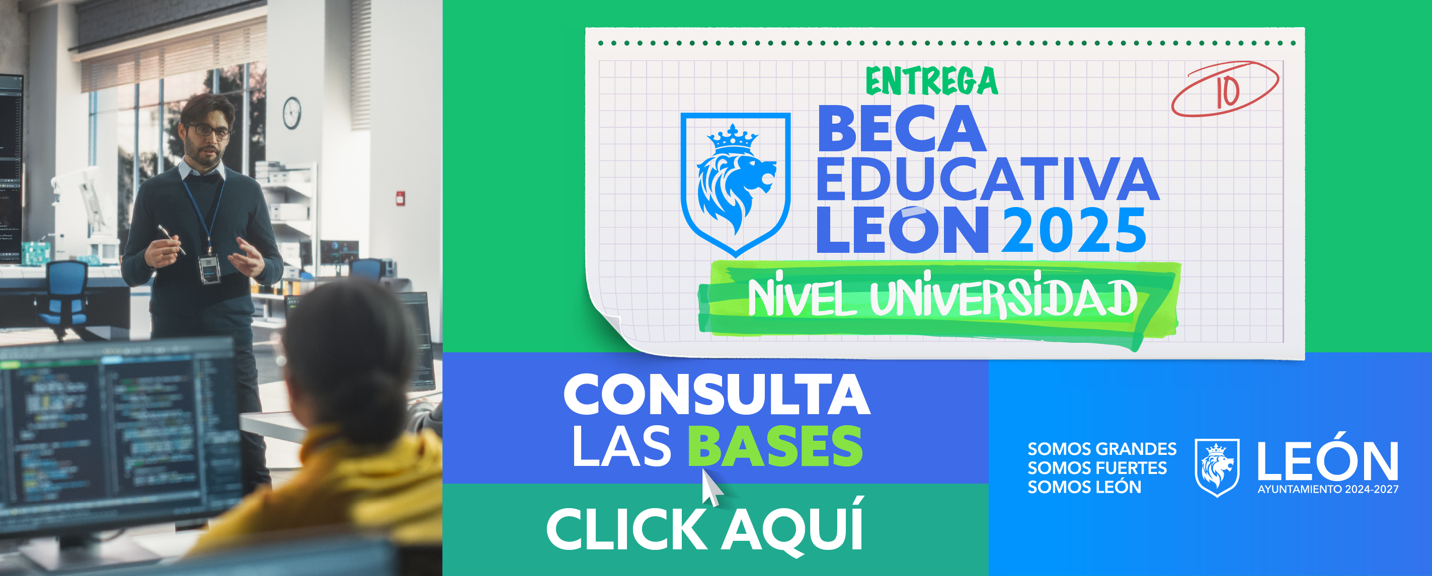 Convocatoria  Beca Educativa León 2025 Universidad