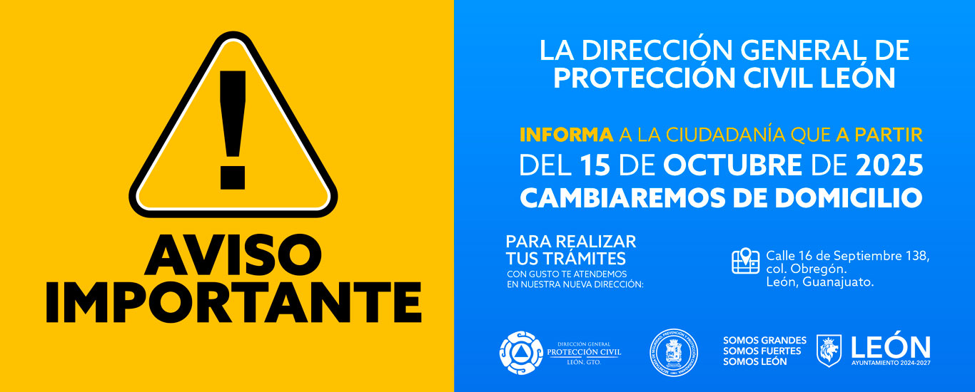 Cambio de Oficinas Protección Civil