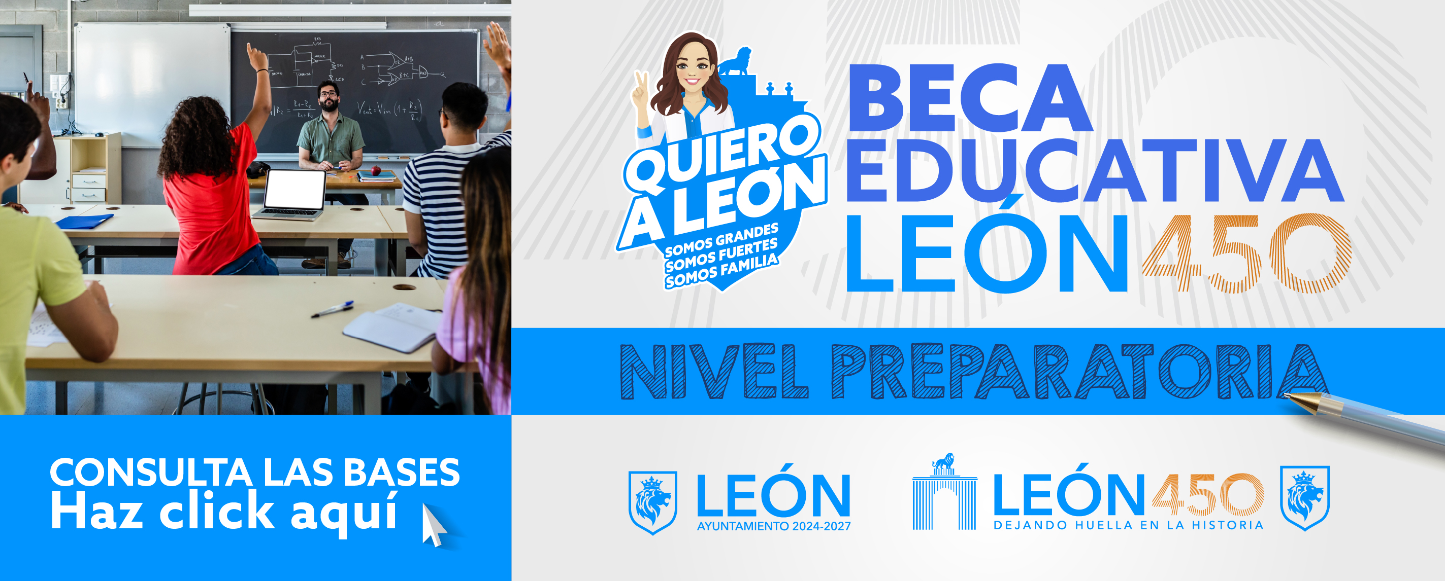 Convocatoria Beca Educativa León 450 Preparatoria