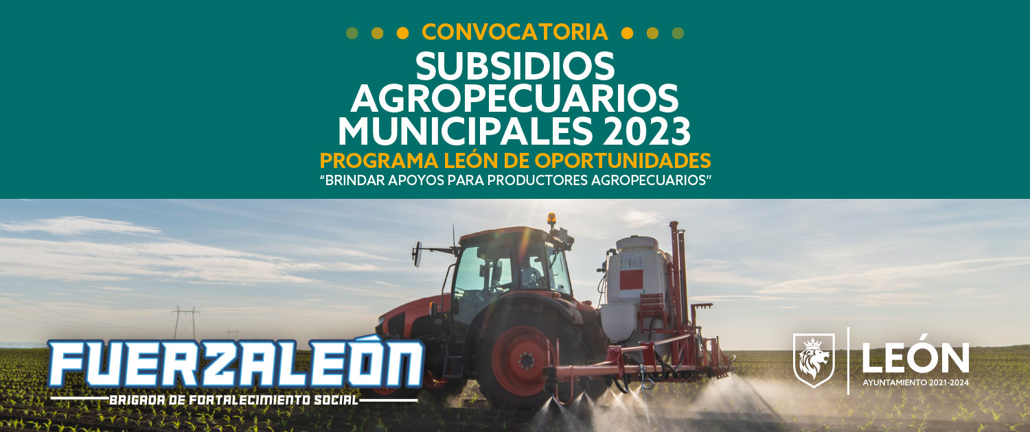 Subsidios Agropecuarios Municipales 2023